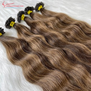 ผมต่อปลายเคราตินเป็นลอนสำหรับต่อผมปลายแหลมเป็นลอนแบบคน100% - Product Image 5