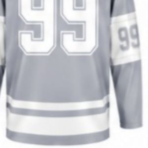 Maillot de hockey sur glace gris clair pour hommes, manches longues, polyester, chemise d'équipe athlétique, vêtements de sport pour l'entraînement - Product Image 5