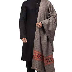 Men Winter Wool <b>Shawl</b> Breathable 300g Elegant Soft Traditional Solid Color Warm <b>Wrap</b> for Office Casual Ethnic Wear <b>Shawl</b> - Product Image 1