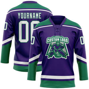 Maillot de hockey personnalisé pour équipe, 100 % polyester, décontracté, à manches longues, pull sportif avec design personnalisé pour tenue d'équipe - Product Image 2
