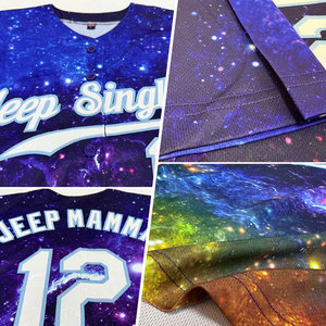 Custom Made Relaxed Fit Short Anti-Bacterial Sweat Wicking Team Baseball Jersey Breathable Plus Size Custom Sublimation Printing - Product Image 5