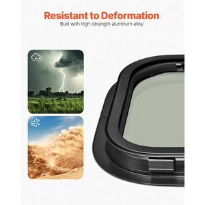 Finestra Scorrevole Verticale Oscurata per Camper 14'' L x 22'' A con Zanzariera e Anello di Fissaggio per Pareti di Spessore 15/16'' o 1 3/4'' - Accessorio Interno per Camper - Product Image 4