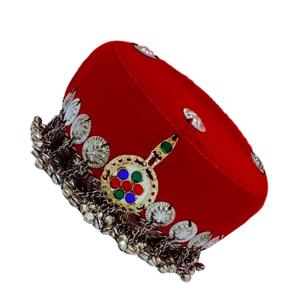 Gorra de Mujer Estilo Afgano con Adornos de Espejo, Hecha en Pakistán, de Moda, la Más Vendida, MOQ Bajo, Transpirable, para Chicas - Product Image 1