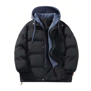 Puffer Winter <b>Jacket</b> For <b>Men</b> Lightweight Insulated Hooded Winter <b>Jacket</b> Wind Resistant Outdoor Wear Custom Branding Supply - Product Image 1