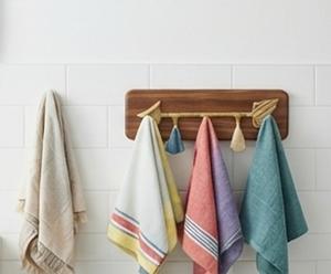 Fine Quality <b>Wooden</b> Frame With Metal <b>Hook</b> Adhesive Perfect For Bathroom Kitchen Towel Holder Modern Wall <b>Coat</b> <b>Hook</b> - Product Image 5