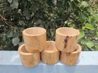 Bol à bougie en bois fait main |   Pot à bougie en bois naturel |   Vase à bougie rustique |   Vente en gros OEM