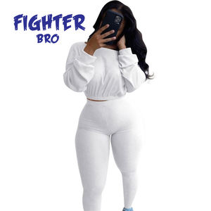 Conjunto Deportivo de Algodón para Mujer, Diseño Personalizado, Estilo Moderno Informal, Logotipo Personalizado, Producción OEM, Etiqueta Privada, Listo para Enviar - Product Image 5