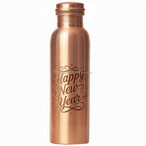 32 oz Pure Copper Water Bottle with Lid Best Gift For New Year - Product Image 1