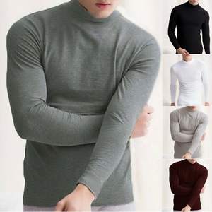 Camisetas Casuales Transpirables de Moda Deportiva de Manga Larga para Hombre, Camisetas de Algodón Lisas de Cuello Redondo de Manga Larga para Mujer, para Invierno, Otoño y Verano - Product Image 1