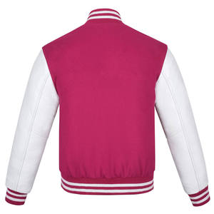 OEM Manufacturer High Quality Embroidery <b>Men</b> College Leather Sleeves Custom Baseball Letterman Varsity <b>Jackets</b> - Product Image 2