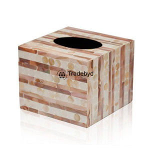 Caja y Portapañuelos de Hueso con Incrustaciones Hechas a Mano, Ecológicas y de Diseño Elegante para Decoración del Hogar de Lujo Tradebyd - Product Image 3