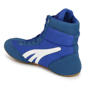 Chaussures de boxe respirantes en cuir à lacets, fabriquées en usine, pour la musculation et la remise en forme, de qualité professionnelle, personnalisables OEM/ODM - Product Image 1
