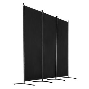 Paravento Pieghevole a 3 Pannelli dal Design Semplice, Divisorio Portatile Autoportante per Privacy in Casa e Ufficio - Product Image 6