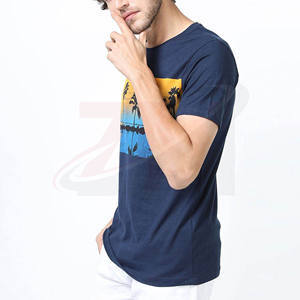 Camiseta Lavada para Hombre con Logotipo Personalizado, Estilo Desgastado, Tejido de Algodón 100% de Alto Gramaje, Estilo Casual, Tallas Grandes, Corte Ajustado - Product Image 2