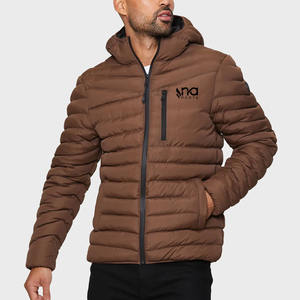 Chaqueta Acolchada Gruesa con Relleno Suave y Exterior Resistente al Viento para Momentos Fríos al Aire Libre, Chaqueta Acolchada Ligera de Invierno - Product Image 1