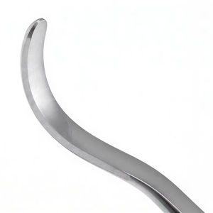 Elevador de periostio de acero inoxidable Crego con hoja totalmente curvada, instrumento quirúrgico ortopédico para elevación de periostio óseo - Product Image 6