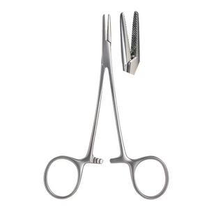 Portaagujas Halsey Duradero, Manual, Ergonómico, de Acero Inoxidable, Instrumento de Sutura Reutilizable, OEM Disponible, Certificado CCC Clase II - Product Image 3