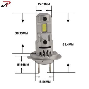 HYUGA U723 โปรหลอดไฟหน้ารถ LED สีขาว 6000K~6500K 3000LM 12V 30W กันน้ำ IP68 อลูมิเนียม (แพ็คคู่) - Product Image 5
