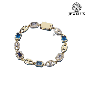 Cadena Cubana de Alta Calidad con Incrustaciones de Moissanita, Estilo Lujoso Hip Hop, Chapado en Oro de 18K sobre Plata 925, de la India - Product Image 2