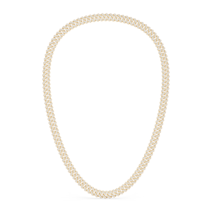 Aurum Diam Lab Grown Moissanite <b>Cross</b> Hip Hop Round Brilliant Cut Link <b>Chain</b> Choker Necklace Luxury Unisex Wedding Party Jewelry - Product Image 4