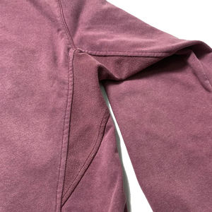 Sweat à capuche unisexe épais à fermeture éclair, couleur unie, en coton molletonné, décontracté, pour l'hiver, respirant, coupe oversize - Product Image 5