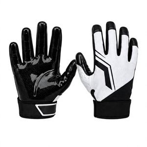 Vente directe usine – Gants de football américain personnalisés pour jeunes et adultes – Logo personnalisé, paume en silicone, conception durable – Gants de receveur - Product Image 5