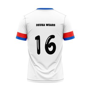 Camiseta de Lacrosse con Cuello en V, Sublimación Personalizada, Secado Rápido, 100% Poliéster, para Prácticas de Equipo, Venta al Por Mayor, Fabricante OEM - Product Image 2