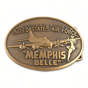 Elegante hebilla de cinturón de metal de recuerdo con logotipo personalizado y diseño sin color Sin MOQ Hebilla de cinturón de aleación de zinc - Product Image 1