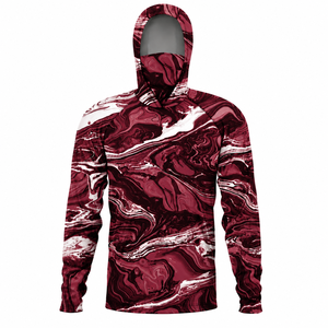 Chemise de pêche personnalisée à capuche pour activités de plein air, fournisseur de vêtements en gros - Product Image 3