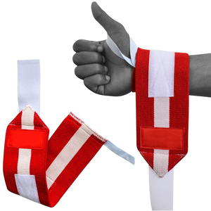 Bandes de maintien de poignet personnalisées avec logo pour hommes et femmes, sangles de soutien de poignet réglables pour la musculation, le bodybuilding et l'entraînement en salle de sport - Product Image 1