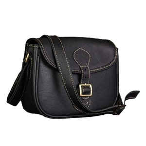 High Quality women's Saddle Bag Wholesale Custom Logo Bags for Women Genuine Leather Vintage Small Crossbody Ladies Handbag OEM - Product Image 3
