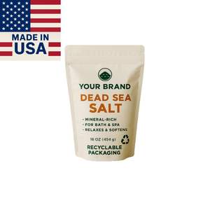 Aromasong Int. Sal de Baño Orgánica del Mar Muerto y Polvo de Baño de Marca Privada, 5 lb, Modelo 223 US - Product Image 1