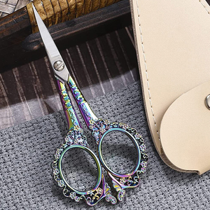 Professional Fancy Embroidery <b>Scissors</b> Sewing <b>Scissors</b> Stainless Steel Embroidery <b>Scissor</b> With Case - Product Image 5