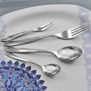 Hongkong Ring 24 PCS Juego de cubiertos de acero inoxidable Colección de vajilla Premium - Product Image 1