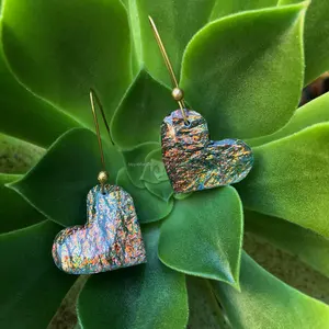 Pendientes de Resina de Alta Calidad, Tamaño Personalizable y el Mejor Color, Nuevo Modelo de Tendencia de la India - Product Image 3