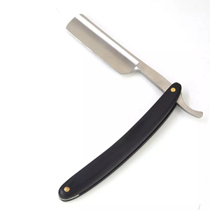 Rasoir de Barbier Turc Professionnel en Gros, Lame Unique en Acier Inoxydable, Manche en Plastique Blanc de Haute Qualité, Utilisation Durable pour le Visage - Product Image 6