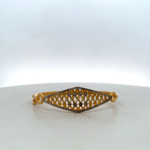 Pulsera de Oro Amarillo de 22K con Sello BIS para Mujer - Pulsera de Filigrana con Entrelazado AU916 Hecha a Mano - Product Image 6