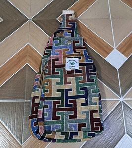 กระเป๋าคาดอกแฟชั่นโบฮีเมียนกระเป๋าเป้สะพายหลัง100% ใบสำหรับเดินทางกระเป๋าเป้สะพายหลังสำหรับใช้ในชีวิตประจำวันขายส่งโมเดลราคา BG-995จากอินเดีย - Product Image 1