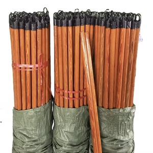 Escobas de cerdas con mango de PVC y diseño de eucalipto vietnamita, color natural, ecológicas, duraderas, 2 en 1, portátiles, para uso doméstico - Product Image 1