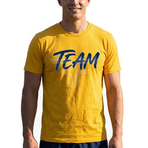 เสื้อยืดผู้ชายคุณภาพสูง ผ้าฝ้าย 100% สกรีนลายตามสั่ง เสื้อยืดเปล่าจำนวนมาก พิมพ์โลโก้ แห้งเร็ว ระบายอากาศได้ดี - Product Image 1