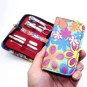Stainless Steel Nail <b>Kit</b> 3 In 1 <b>Manicure</b> Set Portable With Bag Classic Style For Adult - Product Image 2
