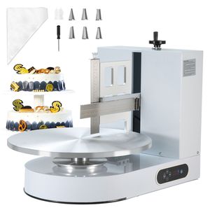 Macchina Elettrica per Decorazione Torte con Basso Rumore, Spalmatore di Crema e Rivestimento in Glassa, Piatto Girevole Regolabile - Product Image 1