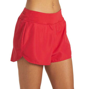 Shorts de yoga personnalisés pour femmes, haute qualité, élastiques, taille haute, pour la gym, l'athlétisme, le fitness et l'entraînement, compression rouge 2026 - Product Image 2