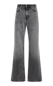 Pantalones Vaqueros de Cintura Alta, Pantalones Anchos de Pierna Ancha, Pantalones Casuales Sólidos para Mujer - Product Image 6