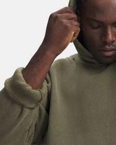 Sudadera con Capucha Personalizada para Hombre, Corte Regular, Lavado Ácido, 100% Algodón, Estilo Casual para Otoño, con Cierre de Cremallera Bordado - Product Image 6