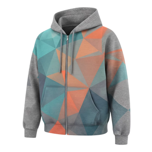 GREATFIT SPORTS CLUB Plus Size Adult <b>Men's</b> Winter Sporty V-neck Drawstring Hooded Solid <b>Silk</b> Screen Printed Breathable <b>Tracksuit</b> - Product Image 4