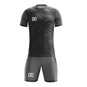 เสื้อฟุตบอลผู้ใหญ่คุณภาพส่งออกแบบใหม่ ระบายอากาศได้ดี แห้งเร็ว ชุดฟุตบอลย้อนยุค - Product Image 2