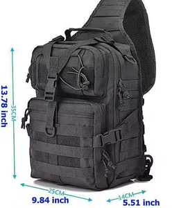 Sac de poitrine tactique pour hommes, sac à bandoulière multifonctionnel, sac messager pour le camping, la randonnée, la chasse, les activités de plein air - Product Image 6