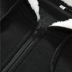 ชุดวอร์มผู้ชายผ้าฝ้ายคุณภาพสูงแบบครึ่งซิปพิมพ์โลโก้ตามสั่ง ทรงโอเวอร์ไซส์ สำหรับออกกำลังกาย วิ่ง และเล่นกีฬา  แบบ unisex พร้อมฮู้ด - Product Image 5