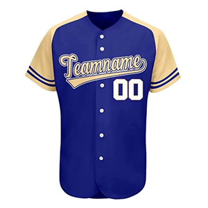 Custom Baseball Jersey Digital Printing Team Uniform Sportswear 100% Polyester Quick Dry Short Sleeve Front Manufacturer Unisex - Product Image 1